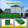 VEVOR Artificial Boxwood Panel UV 24pcs Boxwood Hedge Wall Panels Artificial Grass Backdrop Wall 10" X 10" 4 cm Green Grass Wall
