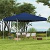 Outsunny 13' x 13' Pop Up Canopy Tent, Instant Sun Shelter, Tents for Parties, Height Adjustable, with Wheeled Carry Bag for Outdoor, Garden, Patio
