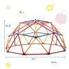 Children Dome Climber Playground Kids Swing Set Climbing Frame Backyard Gym Develop Confidence for Fun Indoor Outdoor XH